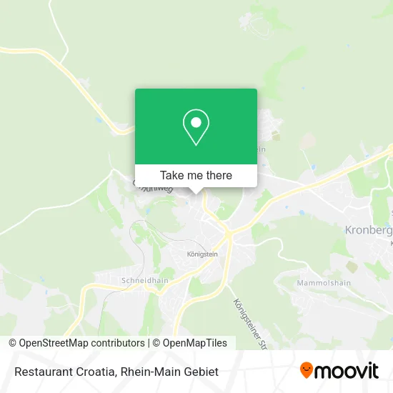 Карта Restaurant Croatia