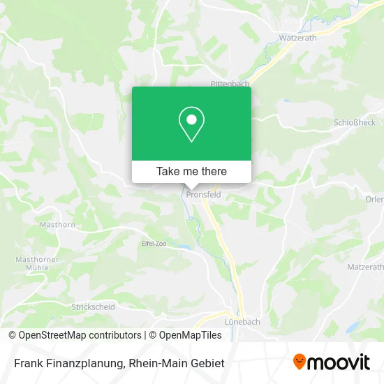 Карта Frank Finanzplanung