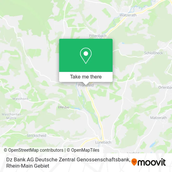 Карта Dz Bank AG Deutsche Zentral Genossenschaftsbank