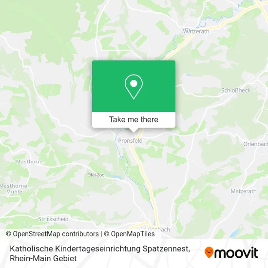 Карта Katholische Kindertageseinrichtung Spatzennest