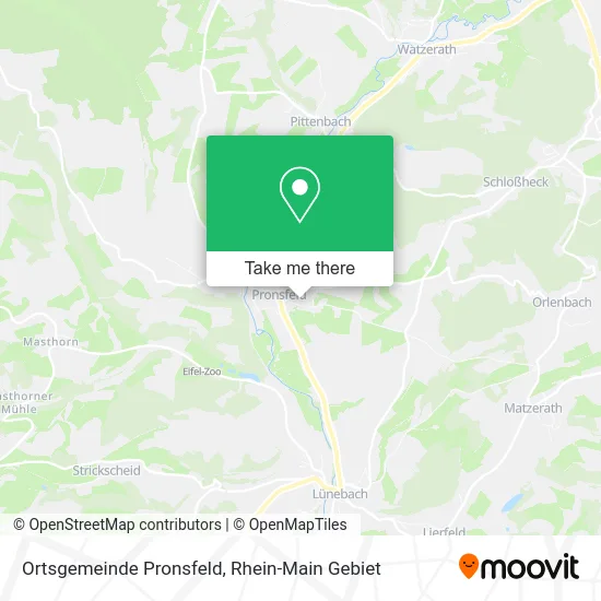 Ortsgemeinde Pronsfeld map