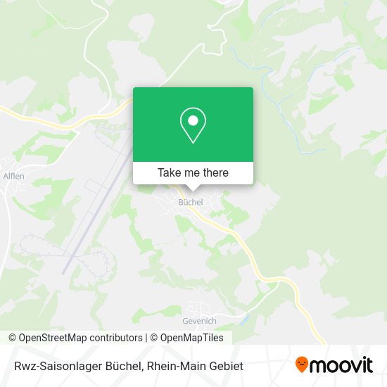 Карта Rwz-Saisonlager Büchel