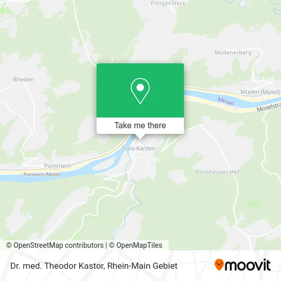 Карта Dr. med. Theodor Kastor