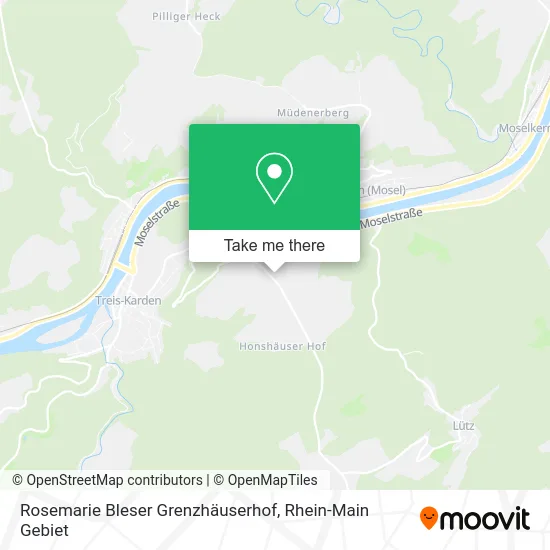 Карта Rosemarie Bleser Grenzhäuserhof