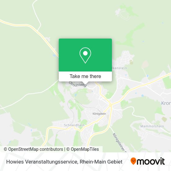Карта Howies Veranstaltungsservice