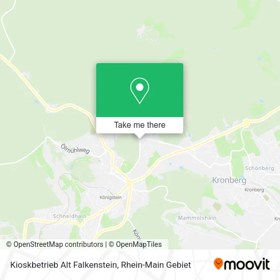 Карта Kioskbetrieb Alt Falkenstein