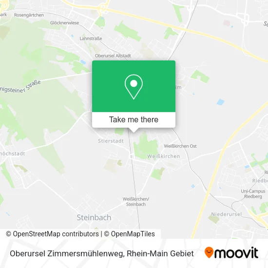 Карта Oberursel Zimmersmühlenweg