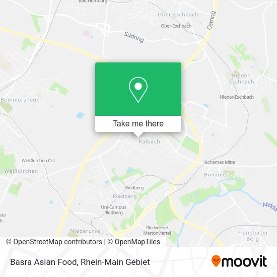 Basra Asian Food map
