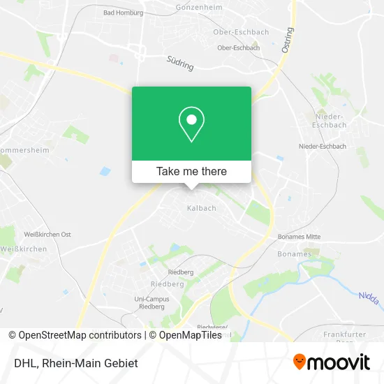 DHL map