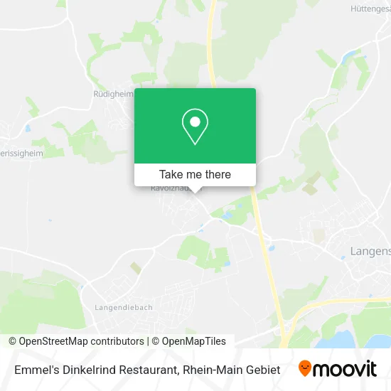 Карта Emmel's Dinkelrind Restaurant