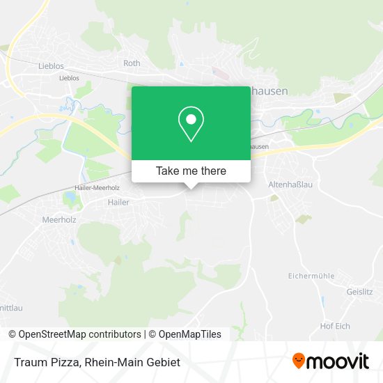 Карта Traum Pizza