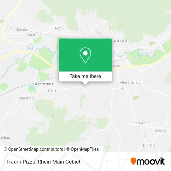Карта Traum Pizza