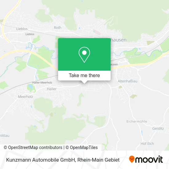 Карта Kunzmann Automobile GmbH