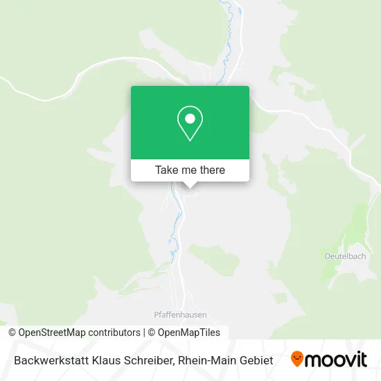 Карта Backwerkstatt Klaus Schreiber