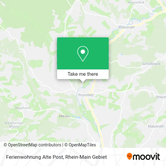 Карта Ferienwohnung Alte Post