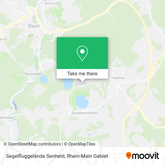 Карта Segelfluggelände Senheld
