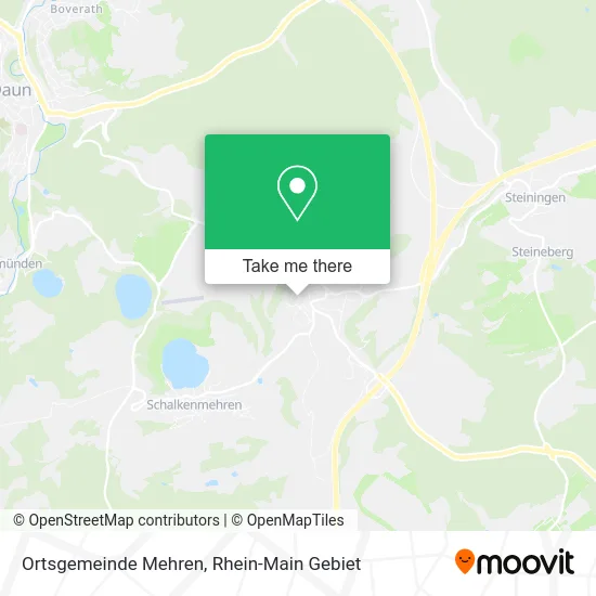Карта Ortsgemeinde Mehren