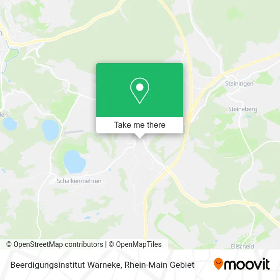 Карта Beerdigungsinstitut Warneke