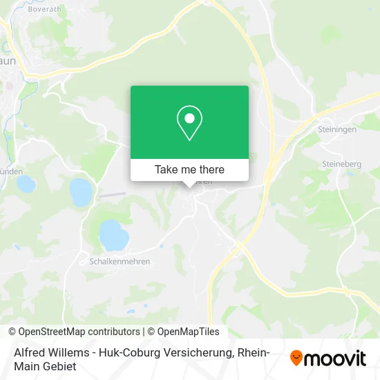 Карта Alfred Willems - Huk-Coburg Versicherung