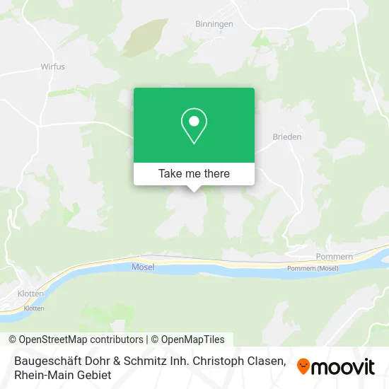 Карта Baugeschäft Dohr & Schmitz Inh. Christoph Clasen