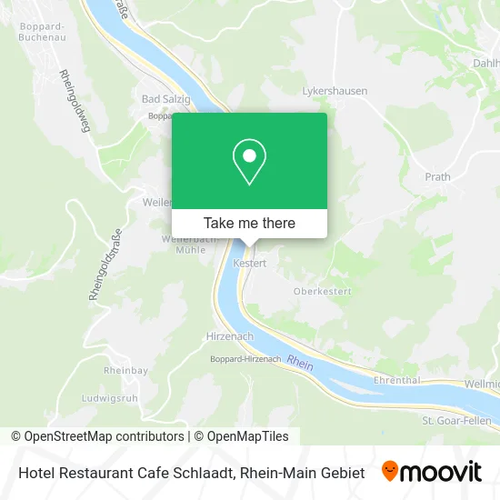 Карта Hotel Restaurant Cafe Schlaadt