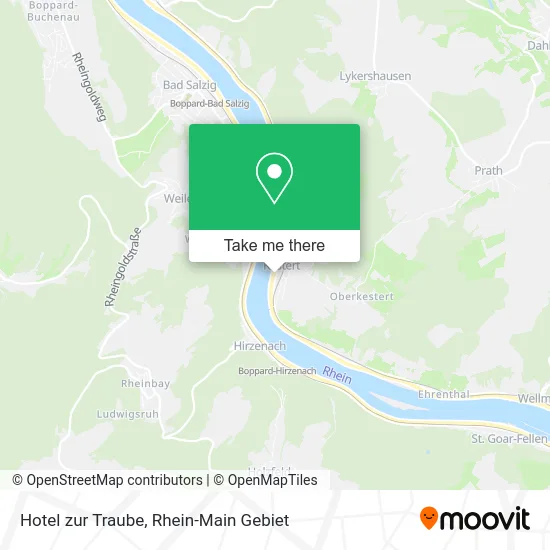 Карта Hotel zur Traube