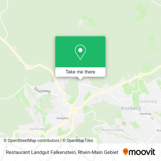 Карта Restaurant Landgut Falkenstein