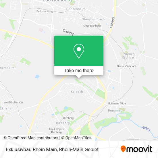 Карта Exklusivbau Rhein Main