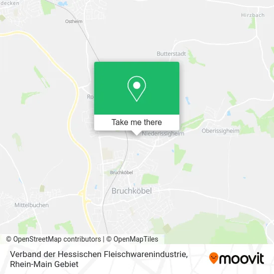 Карта Verband der Hessischen Fleischwarenindustrie