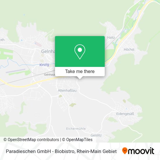 Карта Paradieschen GmbH - Biobistro