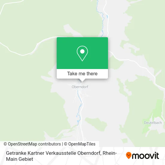 Карта Getranke Kartner Verkausstelle Oberndorf