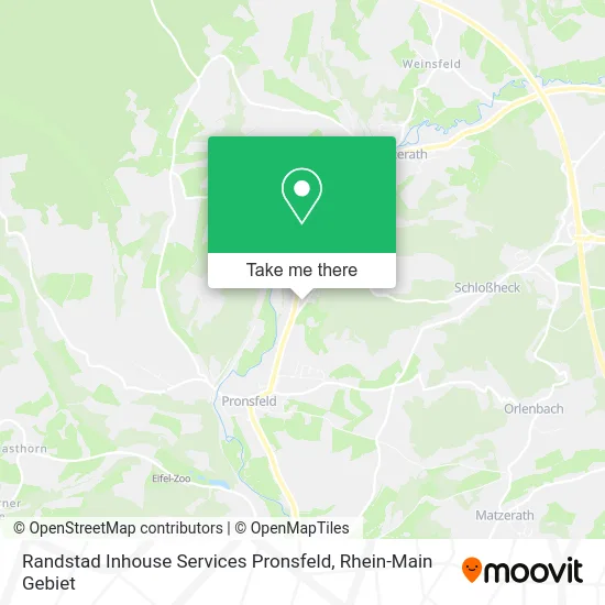Карта Randstad Inhouse Services Pronsfeld
