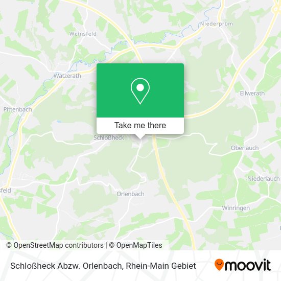 Карта Schloßheck Abzw. Orlenbach