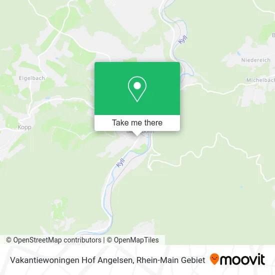 Карта Vakantiewoningen Hof Angelsen