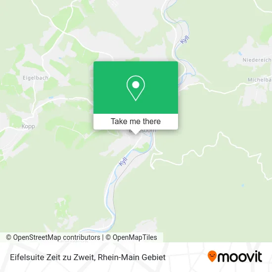 Карта Eifelsuite Zeit zu Zweit