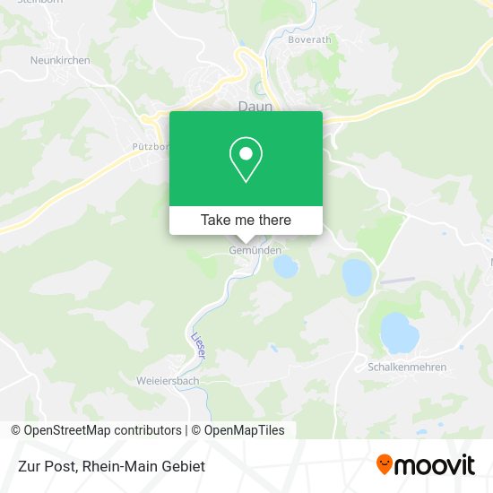 Карта Zur Post