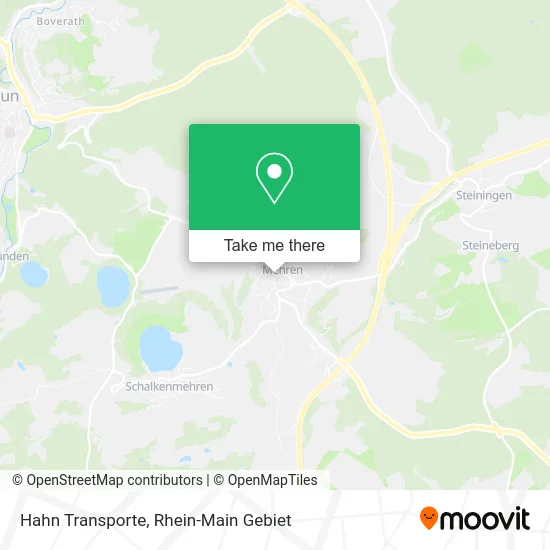 Hahn Transporte map