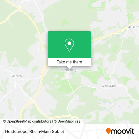 Карта Hosteurope