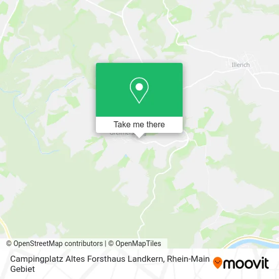 Карта Campingplatz Altes Forsthaus Landkern
