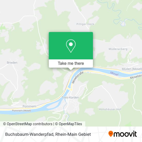 Карта Buchsbaum-Wanderpfad