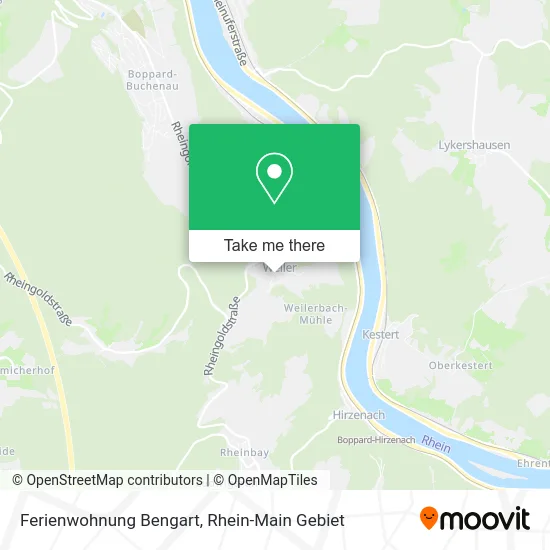 Карта Ferienwohnung Bengart