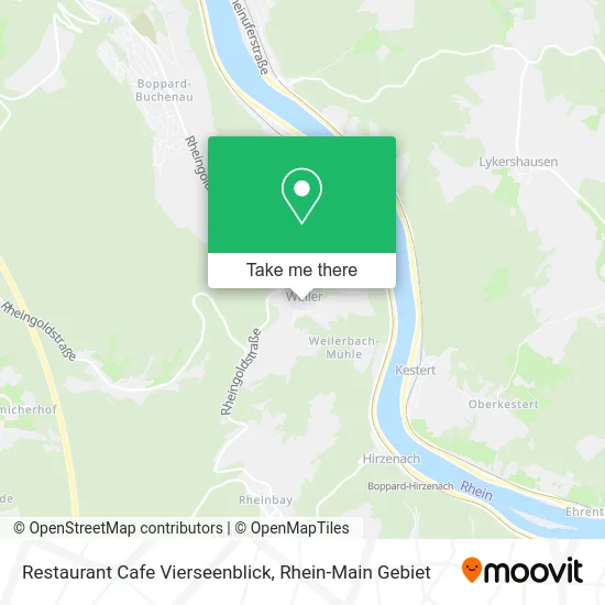 Карта Restaurant Cafe Vierseenblick