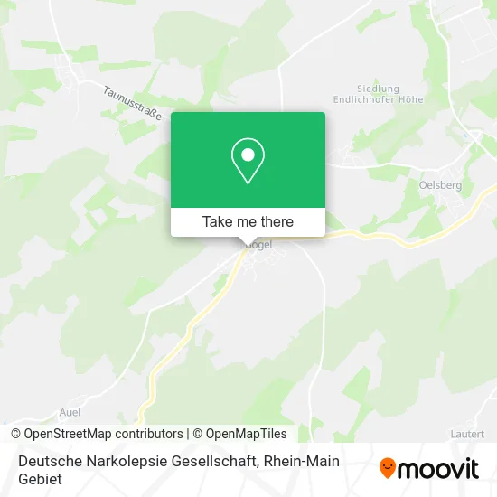 Карта Deutsche Narkolepsie Gesellschaft