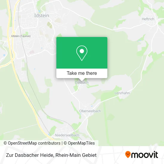 Карта Zur Dasbacher Heide