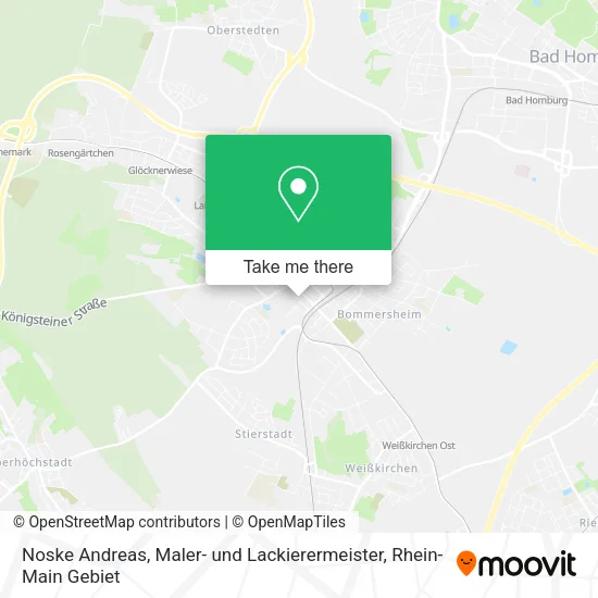 Карта Noske Andreas, Maler- und Lackierermeister