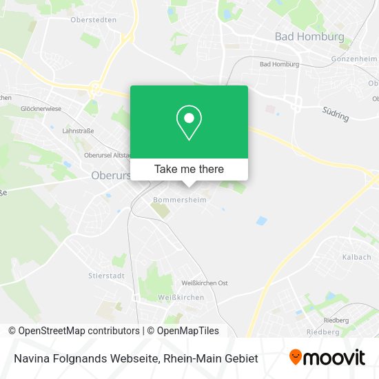 Карта Navina Folgnands Webseite