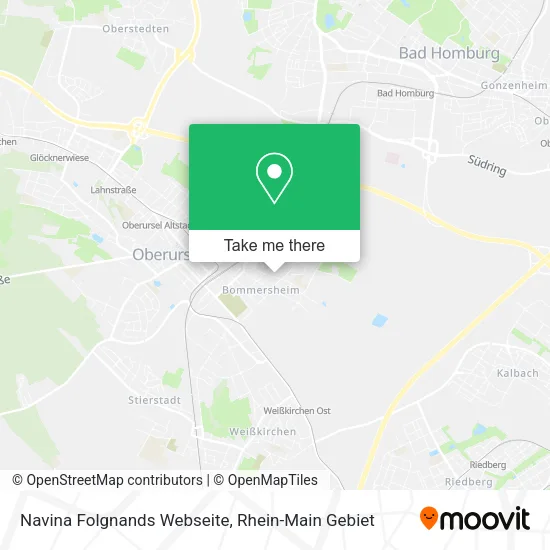 Карта Navina Folgnands Webseite