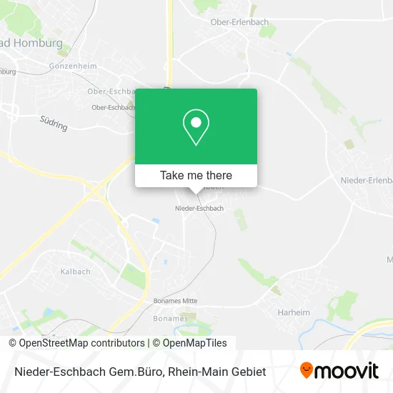 Карта Nieder-Eschbach Gem.Büro
