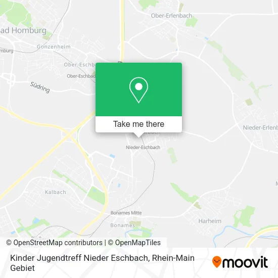 Карта Kinder Jugendtreff Nieder Eschbach