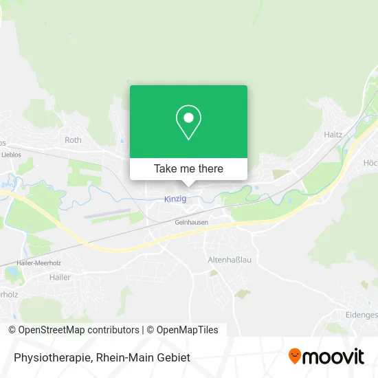 Карта Physiotherapie